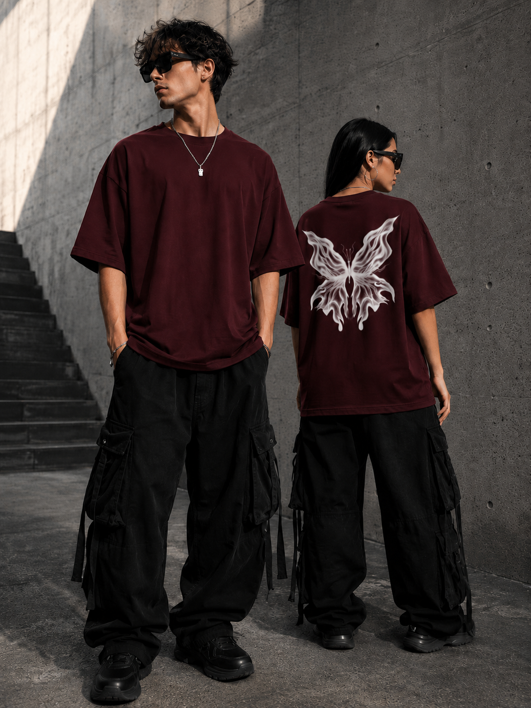 Ethereal Monarch Tee (Oversized Terry)