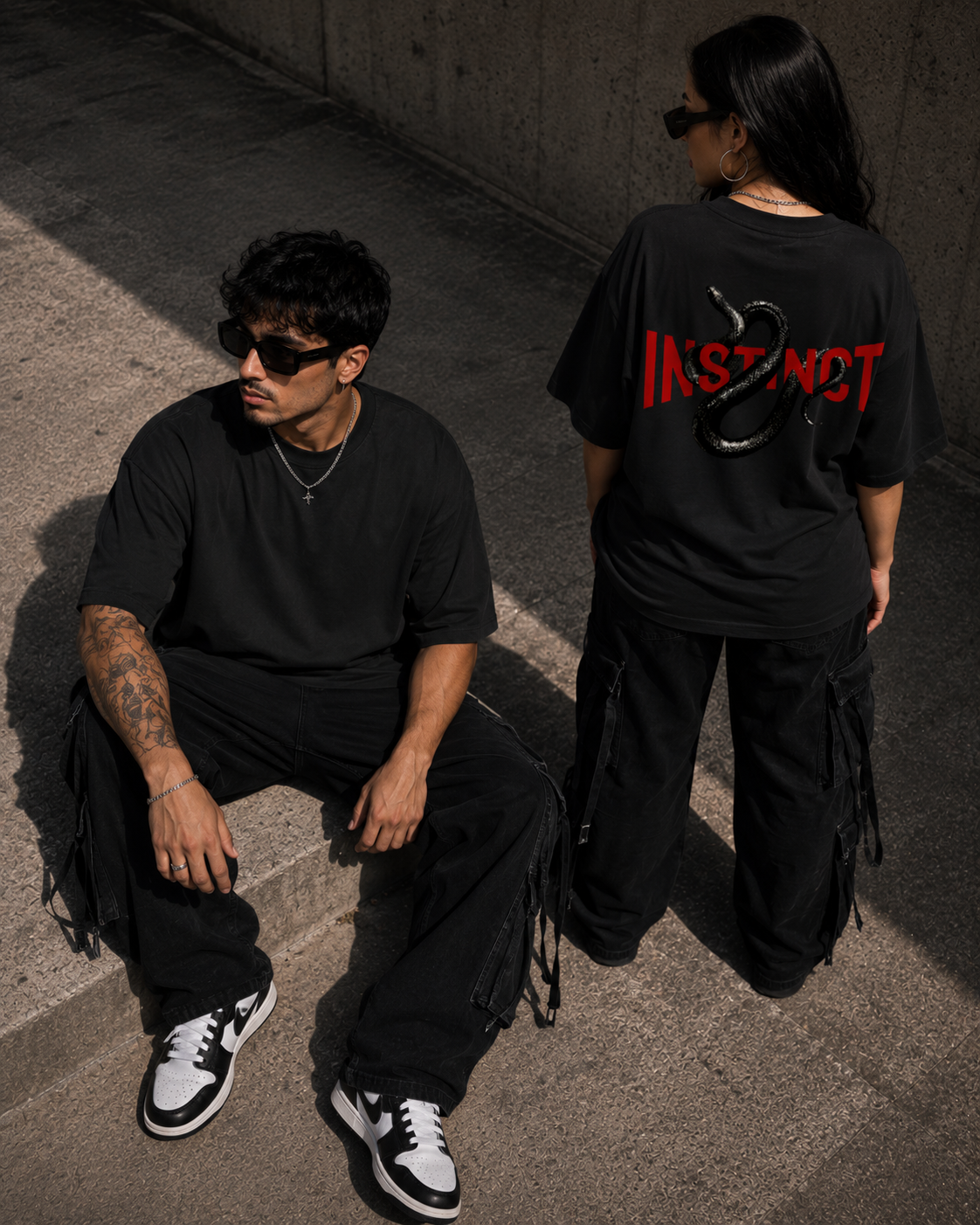 Serpent Instinct Tee (Unisex Oversized Tee)