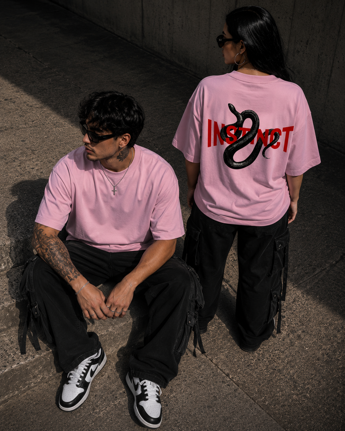 Serpent Instinct Tee (Unisex Oversized Tee)