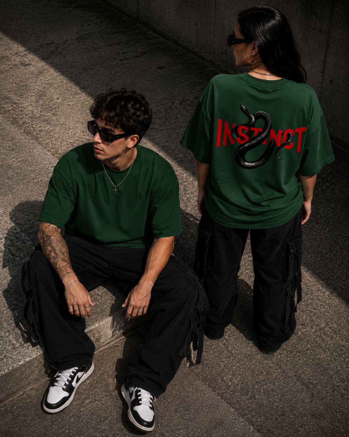 Serpent Instinct Tee (Unisex Oversized Tee)