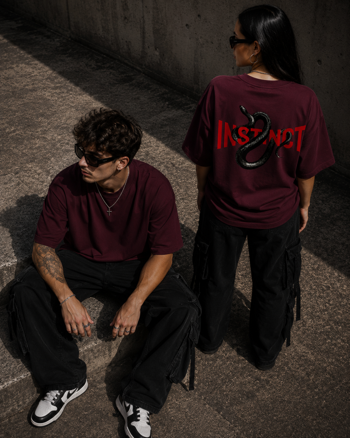 Serpent Instinct Tee (Unisex Oversized Tee)