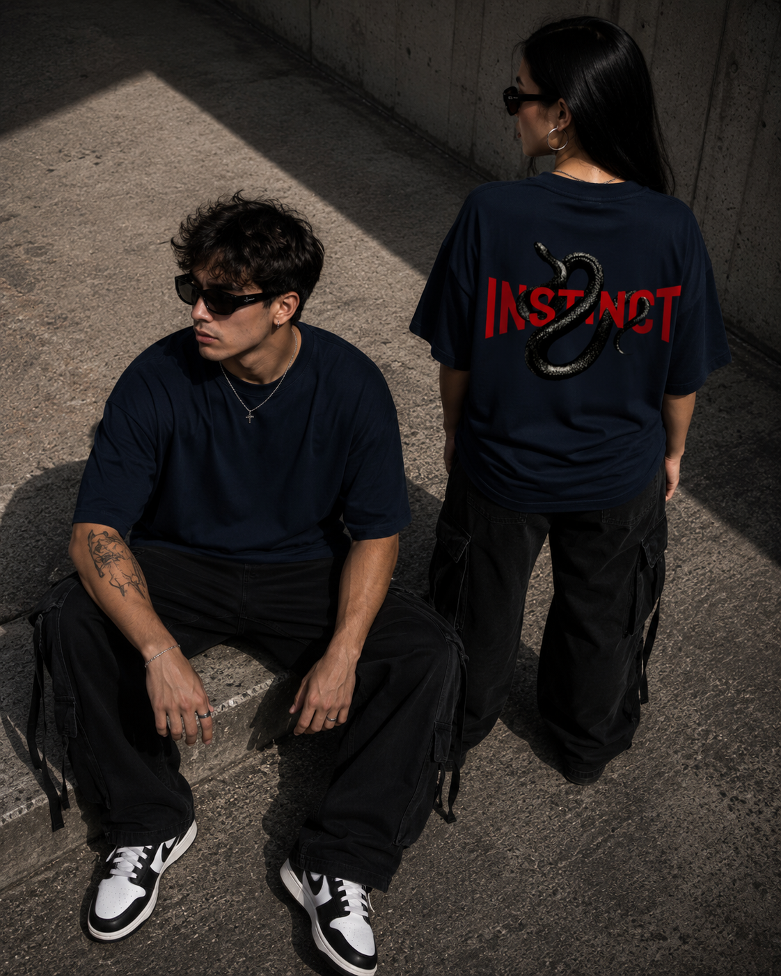 Serpent Instinct Tee (Unisex Oversized Tee)