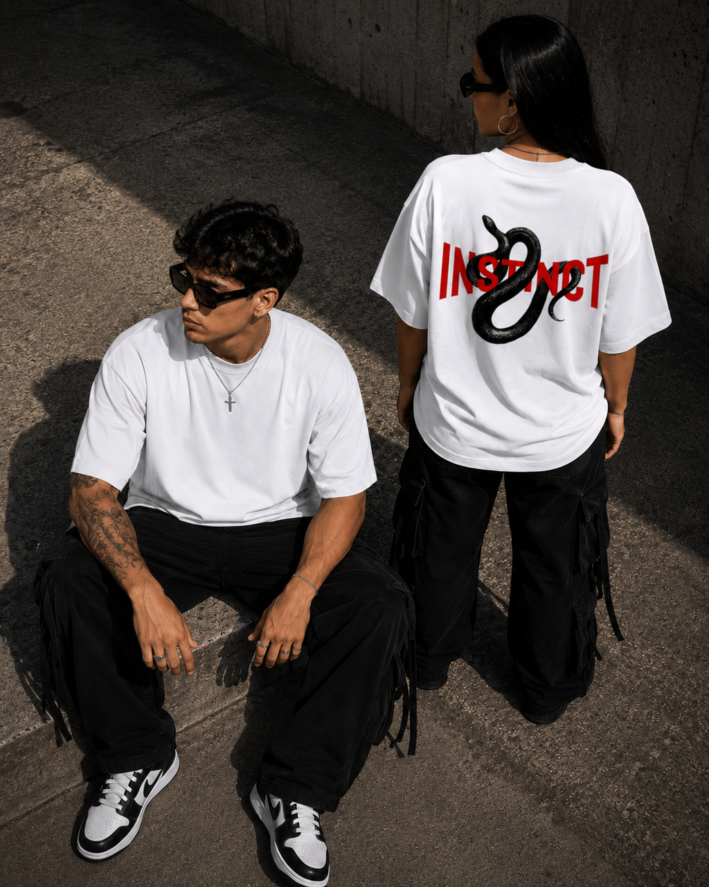 Serpent Instinct Tee (Unisex Oversized Tee)