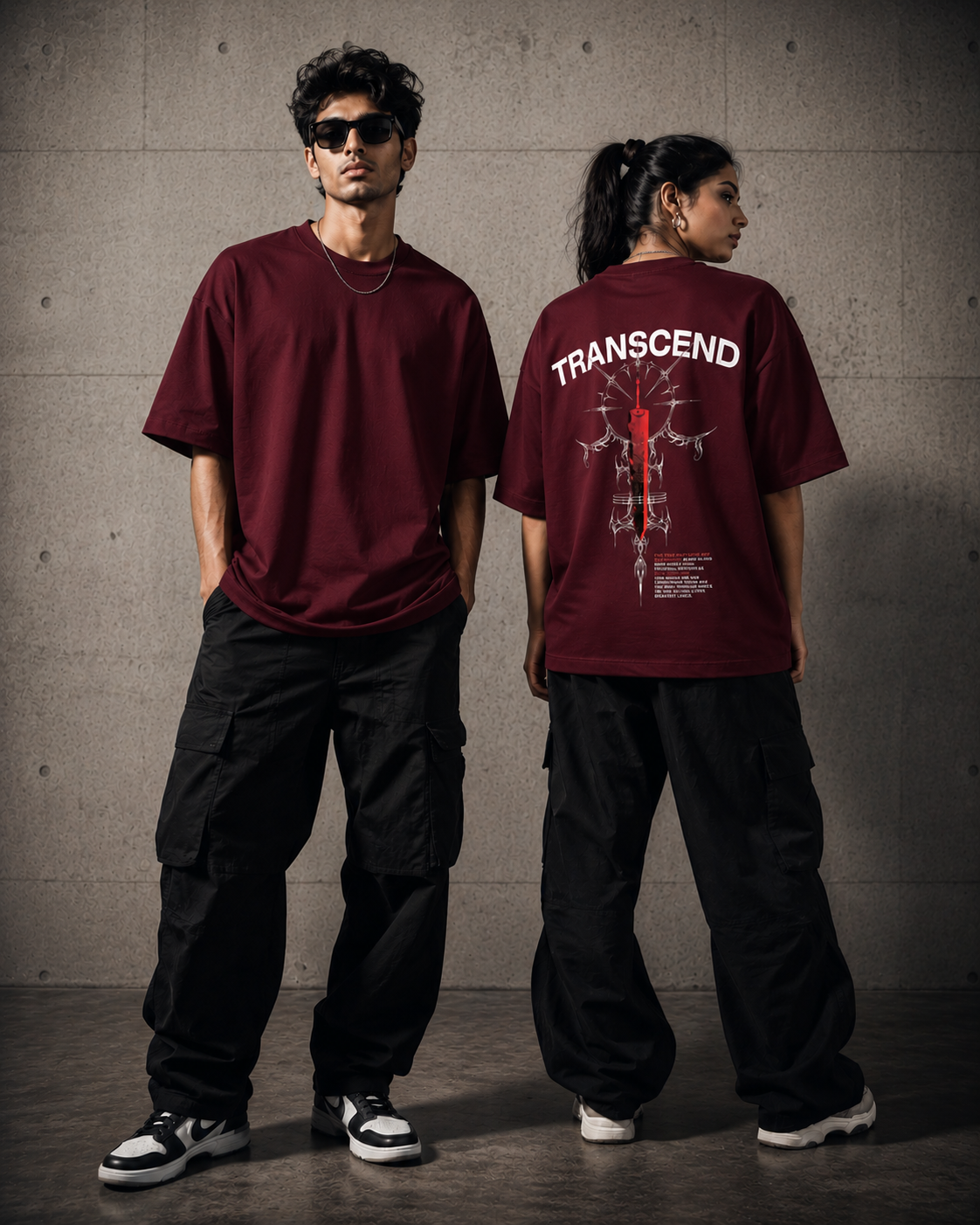 Black Blade Tee (Unisex Oversized Terry)