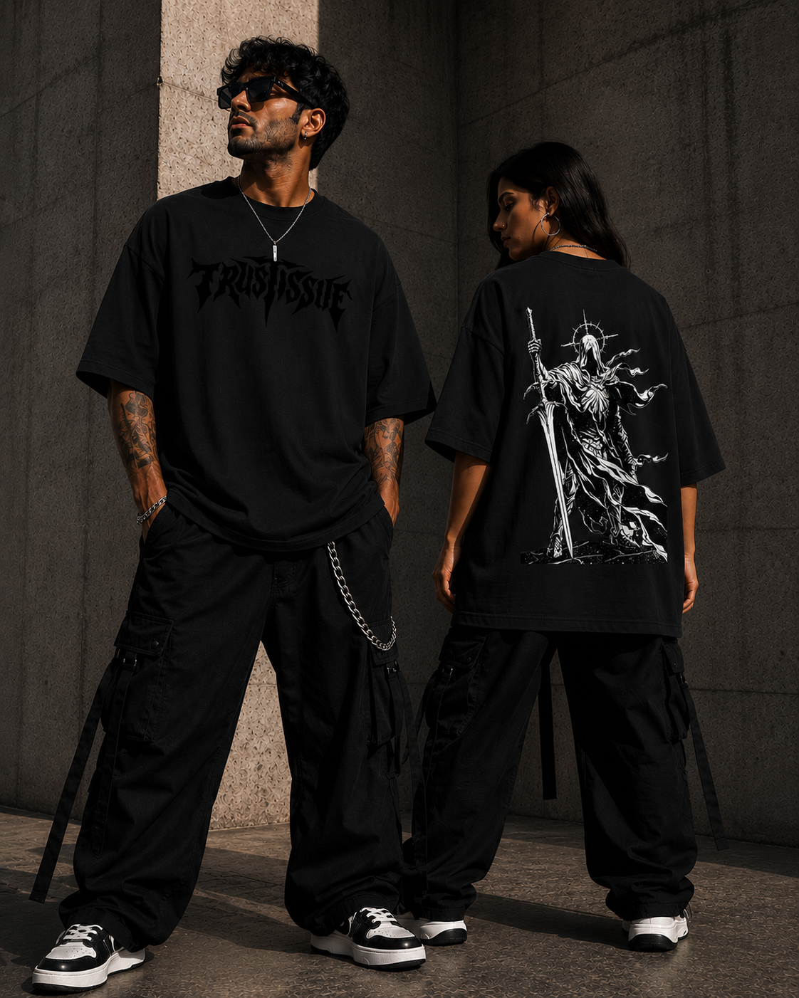 Shadow Knight Tee (Oversized Terry)