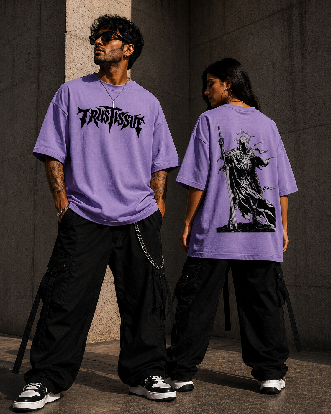 Shadow Knight Tee (Oversized Terry)