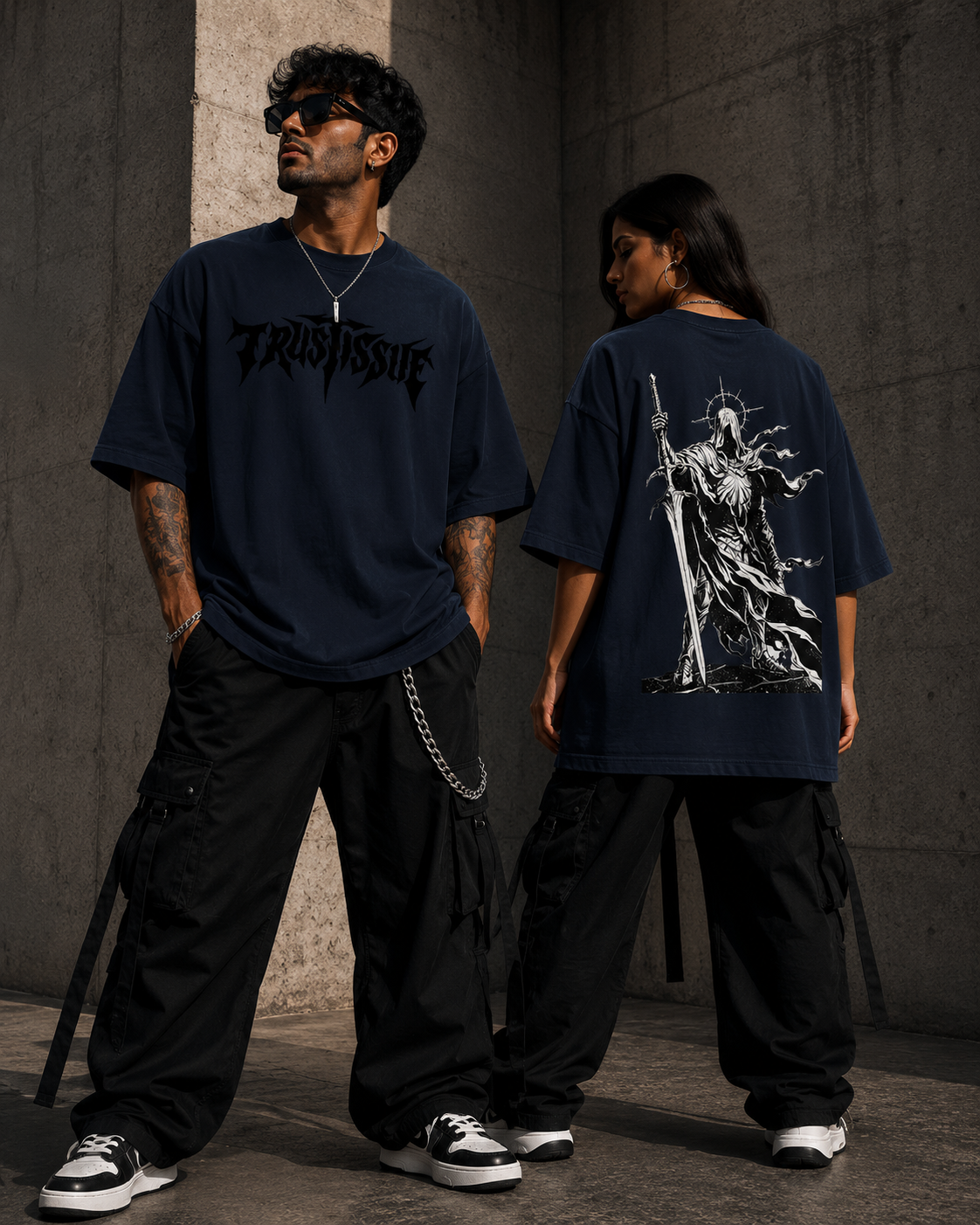 Shadow Knight Tee (Oversized Terry)